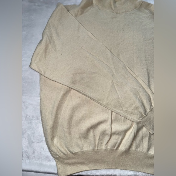Vintage MONDO UOMO Men’s Turtleneck Cream Sweater Size XL - Picture 10 of 10